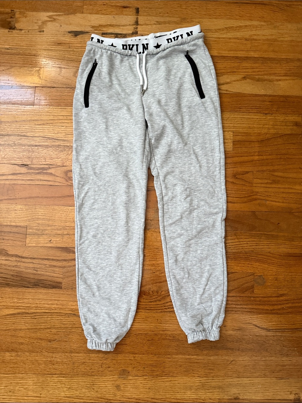 Light grey ankle sweatpants